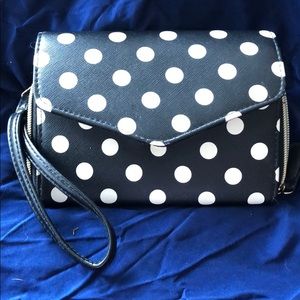 Clearance $5 Polka dot wristlet
